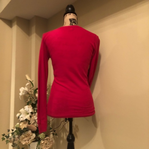 ~Active Basic~ Dark pink long sleeve top. Size M. - Picture 3 of 4